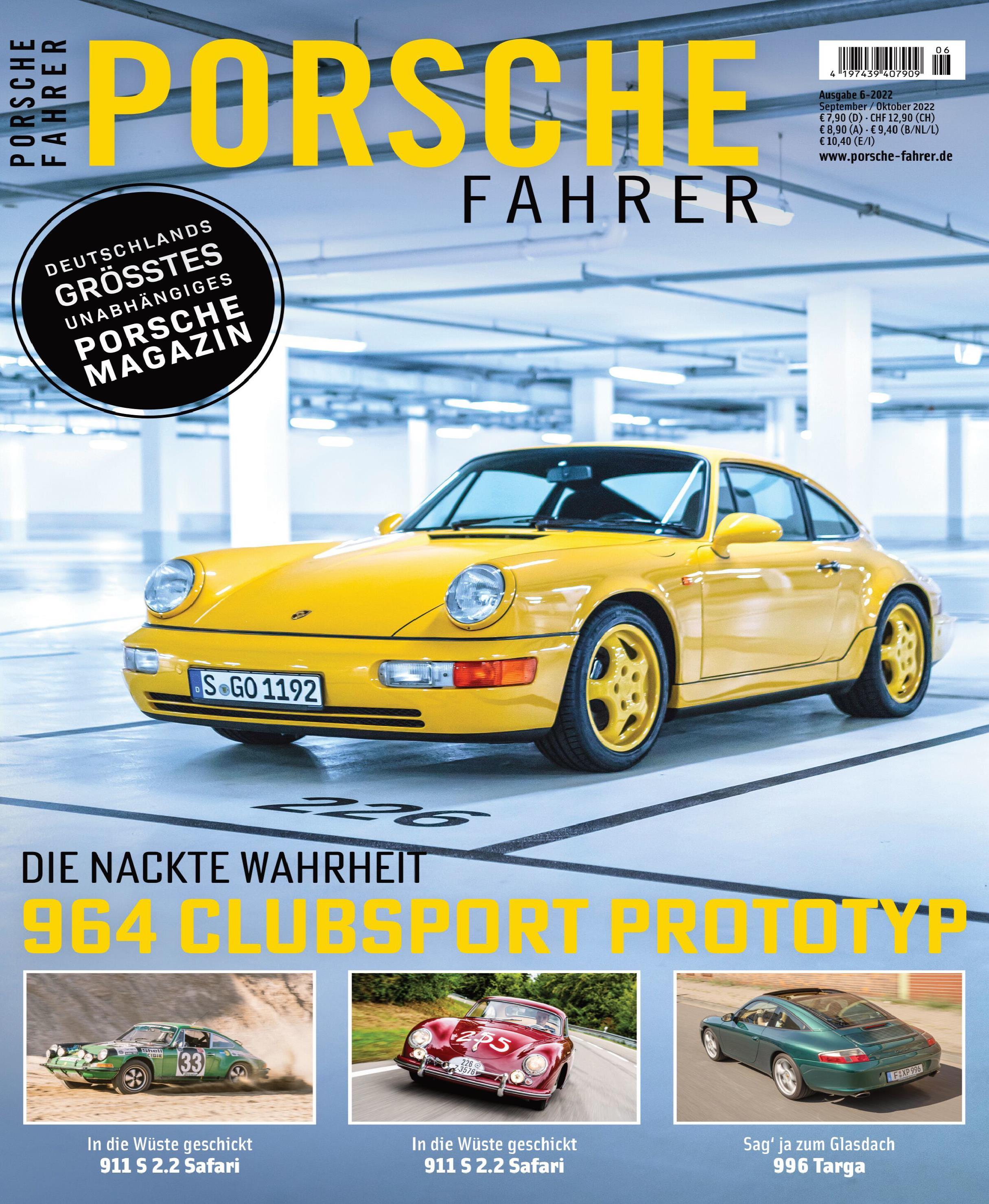 Журнал Porsche Fahrer №6 2022